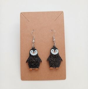 Fashion Jewelry Sparkling Penguin Earrings